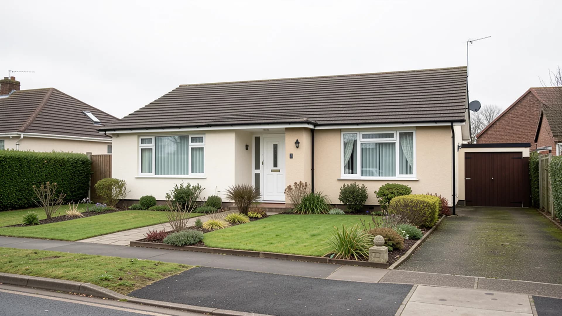 A single-storey home typical of a downsizing market